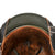 Original German WWII Refurbished M40 SS Battle of Leningrad Winter Camouflage Chicken Wire Helmet - Stamped EF64 Original Items