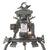 Original German WWII MG 34 Sustained Fire Lafette Mount Tripod Made in 1941 - Painted Panzergrau Original Items