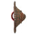 Original Ethiopian 19th Century Tribal Ras Shield of Hide & Silver with Old Museum Tag - Original Hard Handgrip Original Items