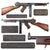 Original U.S. WWII Thompson M1A1 Display Submachine Gun Serial NO. 765705 with Magazine - Original WWII Parts Original Items
