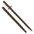 Original WWII Australian P1907 SMLE Bayonet Dated 1945 with Scabbard by Lithgow Armory Original Items