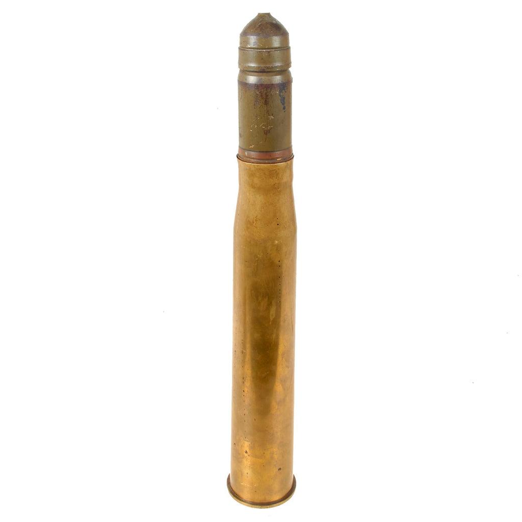 Original U.S. WWII Inert M23A2 M86 57mm Anti-Tank Gun Round - Dated 1944 Original Items