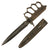 Original U.S. WWI Model 1918 Mark I Trench Knife by L. F. & C. with Matching Steel Scabbard Original Items