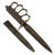 Original U.S. WWI Model 1918 Mark I Trench Knife by L. F. & C. with Reproduction Steel Scabbard Original Items