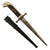 Original Italian WWII M.V.S.N. Fascist Militia Blackshirts Rare 1st Pattern Fighting Dagger with Scabbard Original Items