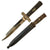 Original Italian WWII M.V.S.N. Fascist Militia Border Guards Dagger with Scabbard Original Items