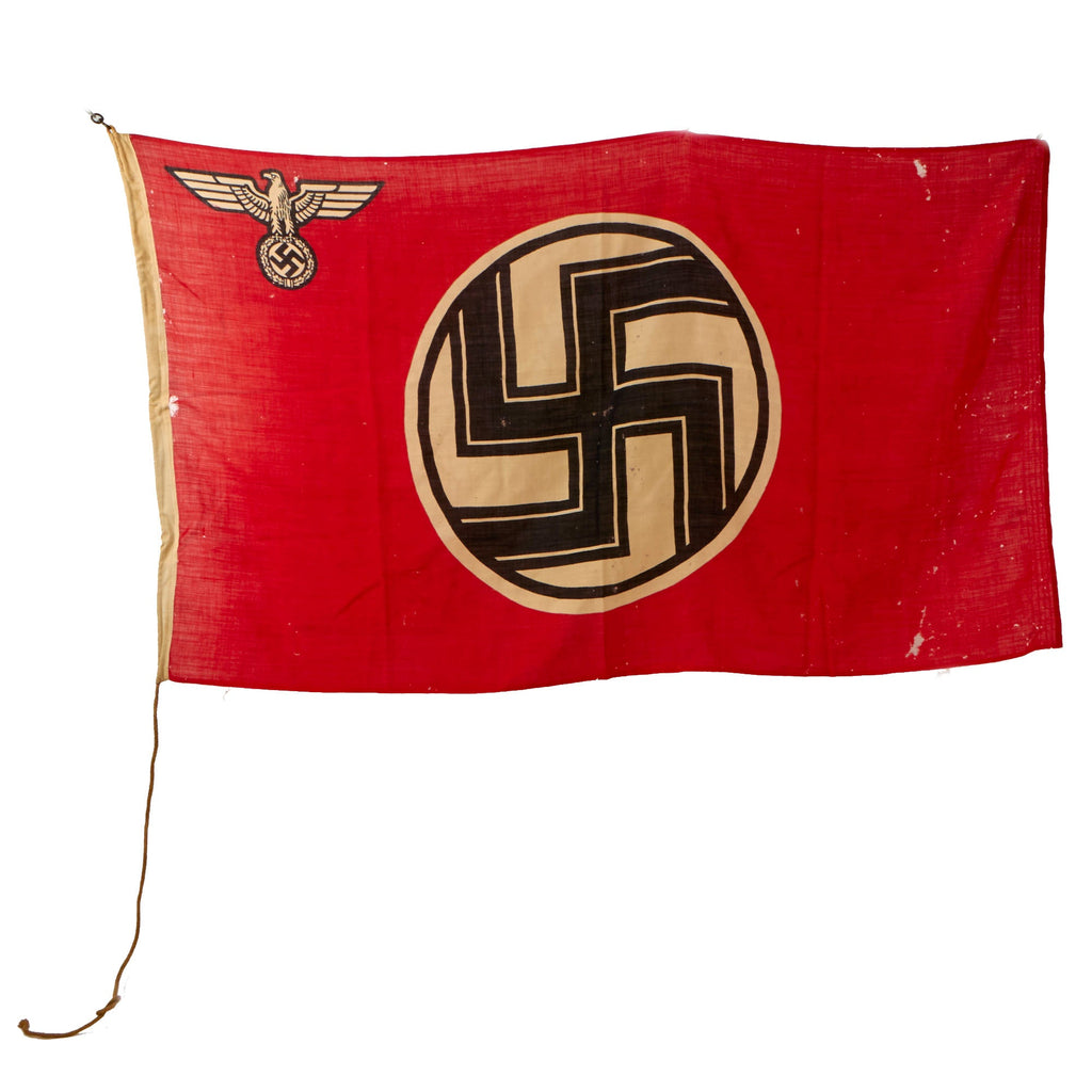 Original German WWII Unissued NSDAP State Service Flag - 38" x 66" - Reichsdienstflagge Original Items