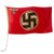 Original German WWII Unissued NSDAP State Service Flag - 38" x 66" - Reichsdienstflagge Original Items