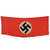 Original German WWII NSDAP Double Sided National Political Banner Flag - 76" x 31"