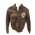 Original U.S. WWII “Bully Beef Express” Named 6th Troop Carrier Squadron Painted A-2 Flight Jacket with Army Air Forces Sleeve Decal - C.L. Hodgin Original Items