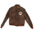 Original U.S. WWII “Bully Beef Express” Named 6th Troop Carrier Squadron Painted A-2 Flight Jacket with Army Air Forces Sleeve Decal - C.L. Hodgin Original Items