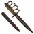 Original U.S. WWI Model 1918 Mark I Trench Knife by L. F. & C. with Matching Steel Scabbard Original Items