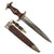 Original German Early WWII SA Dagger by Rare Maker Carl Schmidt Sohn A.-G. of Solingen with Scabbard and Hanger - McSARR Rarity Rated 9 of 10 Original Items