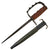 Original U.S. WWI M1917 Knuckle Duster Trench Knife with Reproduction Scabbard Original Items