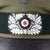 Original German WWII Rare Heer General Officers Schirmmütze Visor Crush Cap with Leather Brim - Formerly Part of the A.A.F. Tank Museum Original Items