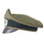Original German WWII Rare Heer General Officers Schirmmütze Visor Crush Cap with Leather Brim - Formerly Part of the A.A.F. Tank Museum Original Items