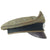 Original German WWII Rare Heer General Officers Schirmmütze Visor Crush Cap with Leather Brim - Formerly Part of the A.A.F. Tank Museum Original Items