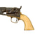 Original U.S. Civil War Colt Engraved M-1862 Police Pocket .36cal Percussion Revolver with Ivory Grip and 6 1/2" Barrel - Serial 2120 Made in 1861 Original Items