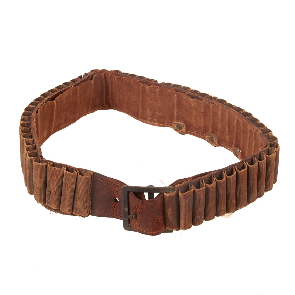 Original U.S. Indian Wars M1876 Prairie Cartridge Belt for Springfield Trapdoor .45-70 by Watervliet Arsenal Original Items