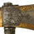 Original Persian 17th Century Qajar Dynasty Gold-Inlaid Wootz Steel Tabar Fighting Axe with Cougar & Deer Motifs and Gemstone Encrusted Eye Original Items