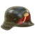 Original U.S. WWII Veteran Painted B-17 Yankee Bell Captured German Helmet – Dedicated to the 91st Bomb Group, 324th Bomb Squadron, and Crew of Lt. Colonel Martin Lord - Featured in National Geographic Magazine Original Items