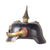 Original German WWI Kingdom of Württemberg Landwehr Dragoon Officer’s M1897 Pickelhaube Helmet