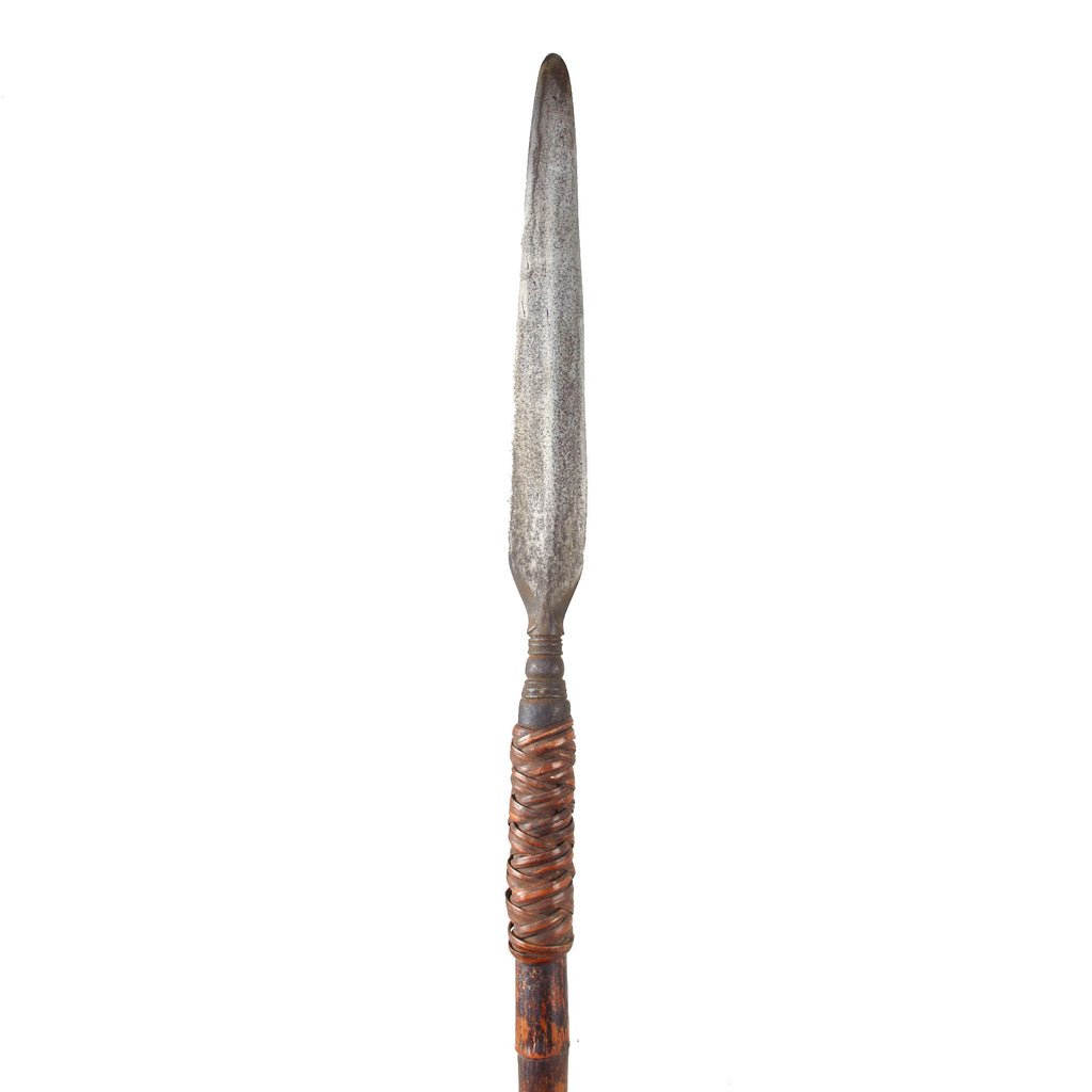 Original Early 19th Century Philippine Moro Sibat Budjak Spear - 67 In ...