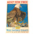 Original U.S. WWI War Savings Stamps Linen-Backed Propaganda Poster “Keep Him Free” With Artwork By Charles Livingston Bull - 20” x 30” Original Items