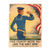 Original U.S. WWI Navy League “Your Country Needs You! Join the Navy Now!” Recruitment Poster - 19 x 24¾” Original Items