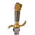 Original German Pre WWI Bavarian Lion’s Head Hirschfänger Hunting Dagger Knife with Leather Scabbard Original Items