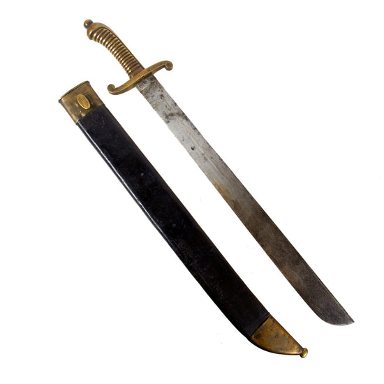 Original German 19th Century Saxon M.1840 Faschinenmesser Pioneer Artillery Short Sword by P. D. Lüneschloss - Regiment Marked - 102nd (3rd Royal Saxon) Infantry "King Ludwig III of Bavaria" Original Items