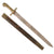 Original Danish 19th Century Pattern 1869 “Craftsman’s Sabre” Short Sword by German Maker P. D. Lüneschloss with Scabbard