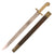 Original Danish 19th Century Pattern 1869 “Craftsman’s Sabre” Short Sword by German Maker P. D. Lüneschloss with Scabbard