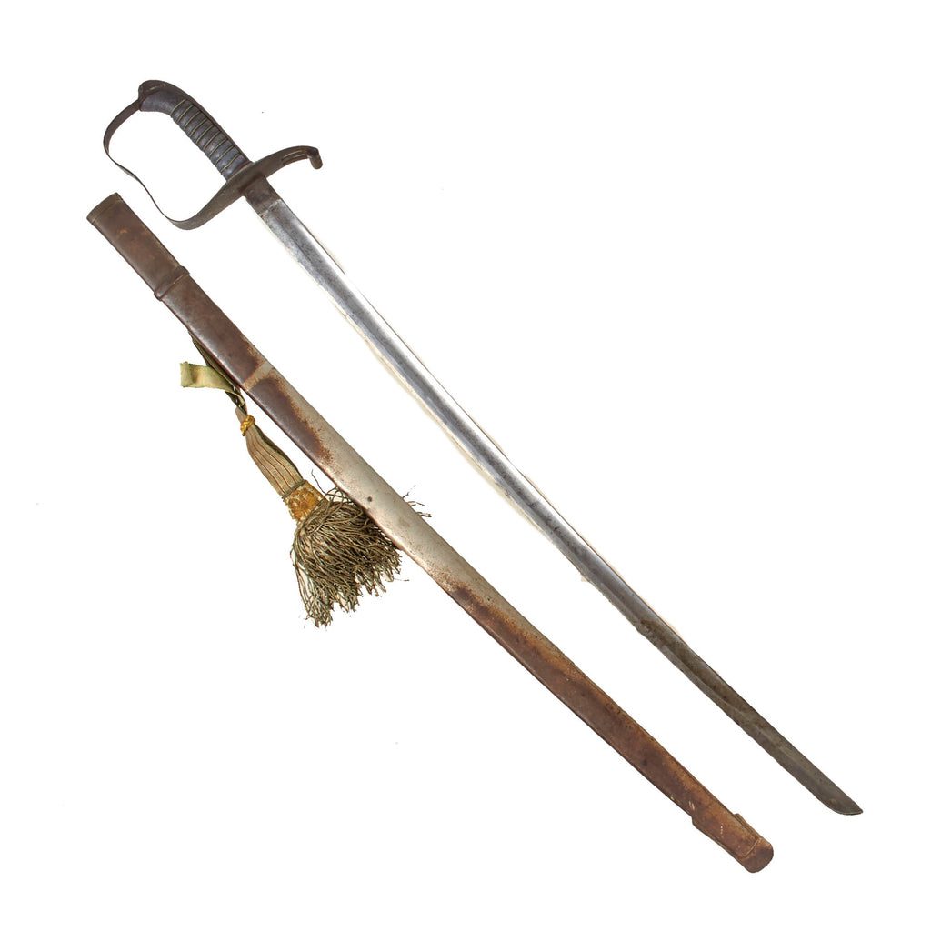 Original Austrian Austro-Prussian War Era Model 1861 Infantry Officer’s Saber by F. Hörster of Solingen with Scabbard & Sword Knot Original Items