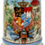 Original Imperial German Pre-WWI Bayerisches Leib-Infanterie-Regiment Beer Stein with Prism Lid - Dated 1898-1900 Original Items