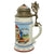 Original Imperial German Pre-WWI Bayerisches Leib-Infanterie-Regiment Beer Stein with Prism Lid - Dated 1898-1900 Original Items