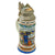 Original Imperial German WWI Era 20th Royal Bavarian Infantry "Prinz Rupprecht" Beer Stein with Glass Crystal Hinged Lid - Dated 1908-1910 Original Items