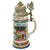 Original Imperial German WWI Era 20th Royal Bavarian Infantry "Prinz Rupprecht" Beer Stein with Glass Crystal Hinged Lid - Dated 1908-1910 Original Items