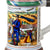 Original Imperial German WWI Era 20th Royal Bavarian Infantry "Prinz Rupprecht" Beer Stein with Unusual Glass Dome Hinged Lid by Jakob Maier - Dated 1908-1910 Original Items