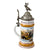 Original Imperial German WWI Era 114th (6th Baden) Infantry "Emperor Frederick III" Regiment Beer Stein with Hinged Lid - Dated 1901 Original Items