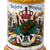 Original Imperial German WWI Era 114th (6th Baden) Infantry "Emperor Frederick III" Regiment Beer Stein with Hinged Lid - Dated 1901 Original Items