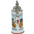 Original Imperial German Pre-WWI Kgl. Bayerisches 13. Infanterie-Regiment Franz Josef I., Kaiser von Österreich Beer Stein with Hinged Lid - Dated 1898-1900 Original Items