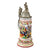 Original Imperial German WWI Era Hessian 118th (4th Grand Ducal Hessian) Infantry "Prince Charles" Regiment Beer Stein with Hinged Lid - Dated 1904-1906 Original Items