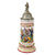 Original Imperial German WWI Era Hessian 118th (4th Grand Ducal Hessian) Infantry "Prince Charles" Regiment Beer Stein with Hinged Lid - Dated 1904-1906 Original Items