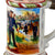 Original Imperial German WWI Era Hessian 118th (4th Grand Ducal Hessian) Infantry "Prince Charles" Regiment Beer Stein with Hinged Lid - Dated 1904-1906 Original Items