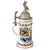 Original Imperial German WWI Era 81st (1st Kurhessian) Infantry Regiment Beer Stein with Hinged Lid - Dated 1902-1904 Original Items