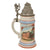 Original German Pre-WWII Veterinary Unit Beer Stein with Depiction of Munich Maid & Damaged Hinged Lid - Dated 1936 Original Items
