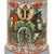 Original German Pre-WWII Veterinary Unit Beer Stein with Depiction of Munich Maid & Damaged Hinged Lid - Dated 1936 Original Items