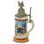 Original Imperial German Pre-WWI Era 5th Baden Field Artillery Regiment No. 76 Beer Stein with Hinged Lid - Dated 1901-1903 Original Items