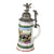 Original Imperial German WWI Era Rare Garde du Corps Prussian Life Guard Beer Stein with Outstanding Horseback Hinged Lid - Dated 1906-1909 Original Items